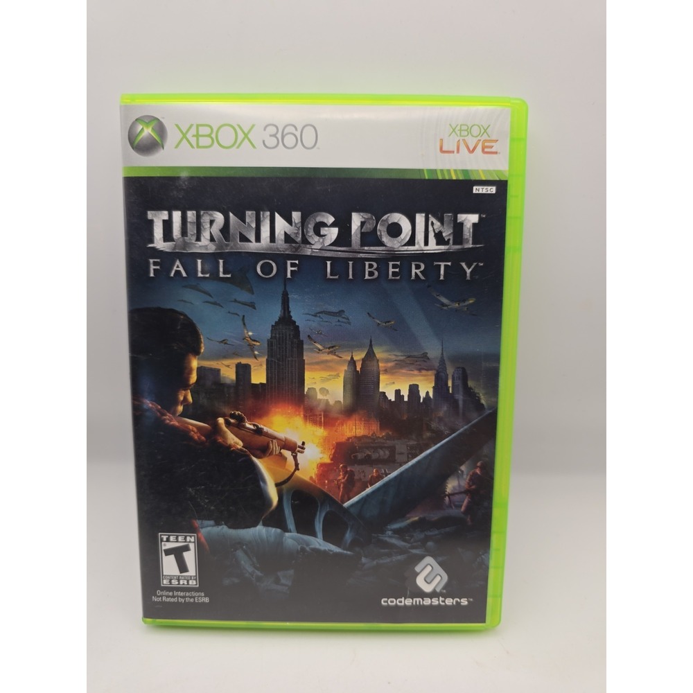 Turning Point Fall Of Liberty Microsoft Xbox 360 Game
